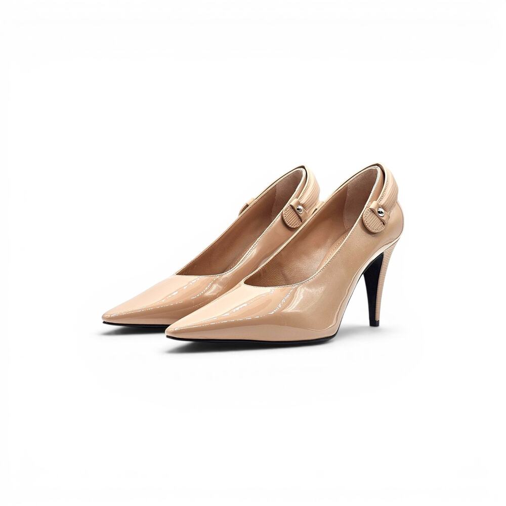 Louis Vuitton Legacy Patent Leather Pumps Nude EU 39 US 9 - NWB